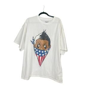 Trukfit American Flag Masked Man Shirt, Men Size 2XL Graphic T-shirt Patriotic